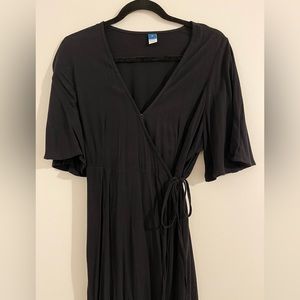 Black Wrap Dress